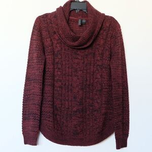 Capuccino Cowl Neck Sweater M